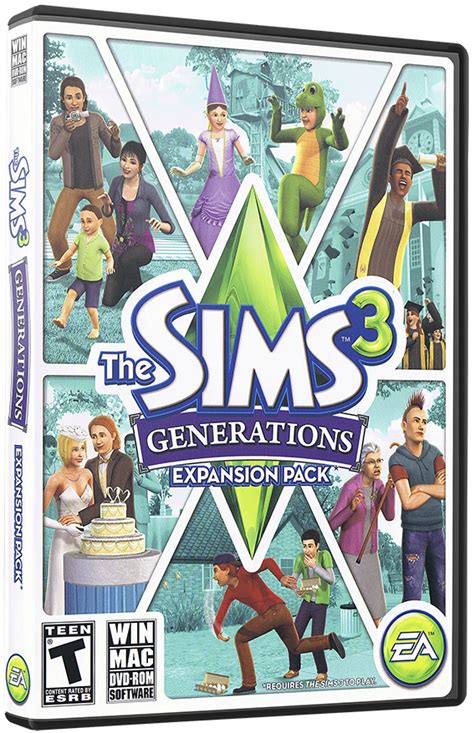 The Sims 3 Generations Images Launchbox Games Database