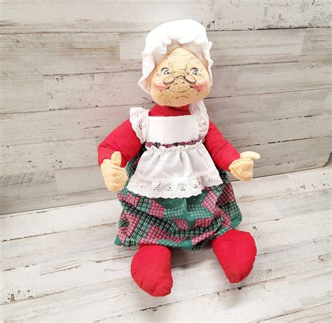 Large Mrs Clause Annalee Doll Christmas Annalee Doll Collection