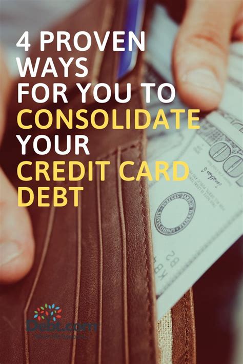 Credit Card Debt Consolidation How To Consolidate Debt Debt