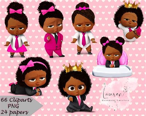 Boss Baby Girl Afro, Boss Baby Girl Afro Clipart, Boss Baby Girl Afro ...