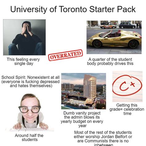 University Of Toronto Starter Pack Gag