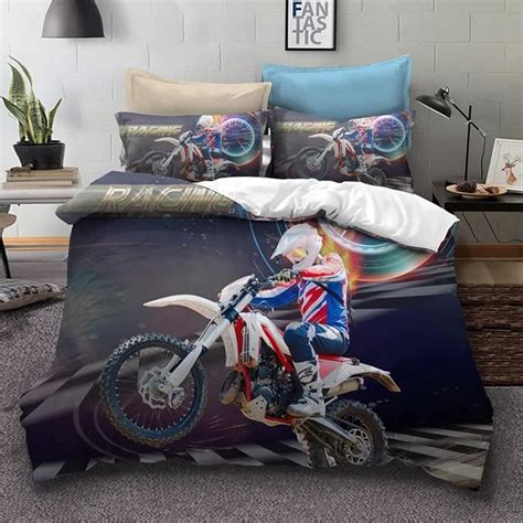 Housse De Couette Dessin Anim Cool Moto Personnage X Cm Housse De