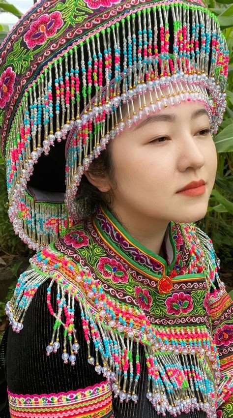 Hmong Clothing Tribal Pattern Art Hmong People Beauty Around The