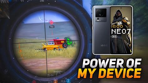 POWER OF MY DEVICE IQOO NEO 7 4 FINGERS GYROSCOPE BGMI MONTAGE