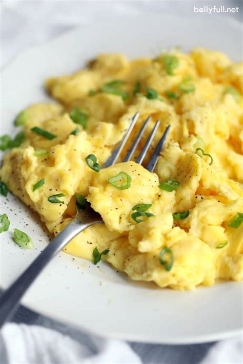 How To Make The Absolute Best Scrambled Eggs Belly Full