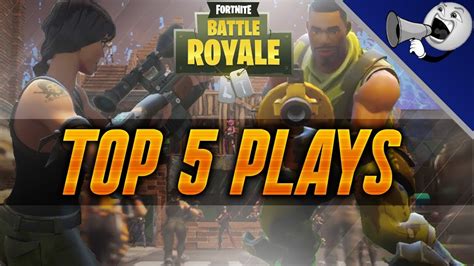 Fortnite Battle Royale Top 5 Plays 1 Insane 1v7 Clutch Victory Royale