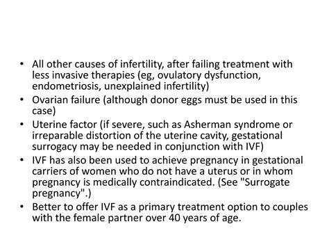 In Vitro Fertilization Ivf Ppt