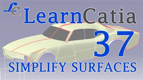 Learn Catia V5 Tutorials For Beginners Simplify Surfaces GSD YouTube