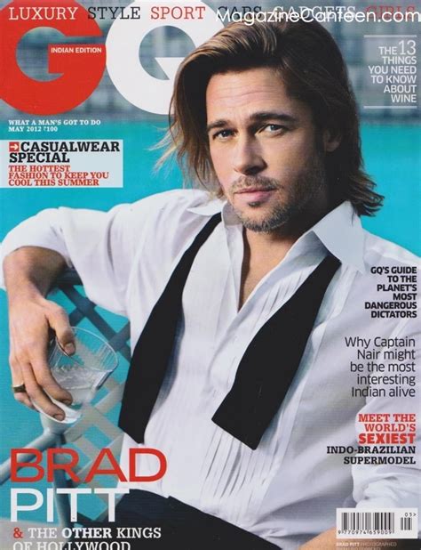 GQ Magazine India Brad Pitt Brad Pitt Gq Gq Magazine