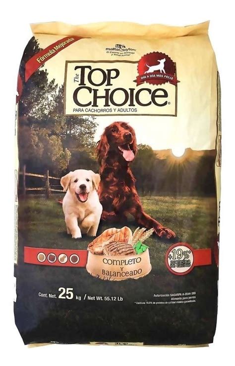 Alimento Croqueta Economico Barato Perro 2pz Top Choice 25kg 1408