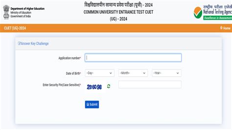 Cuet Ug Final Answer Key Nta Cuet Ug Final Answer Key Released