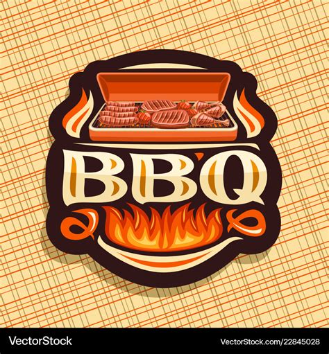 Logo for bbq Royalty Free Vector Image - VectorStock