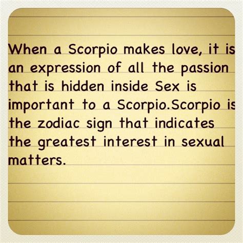 Scorpio Zodiac Sex Passion Morgan Flickr