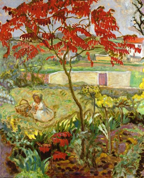 Riproduzioni D Arte Del Museo Giardino Con Rosso Albero 1909 Di