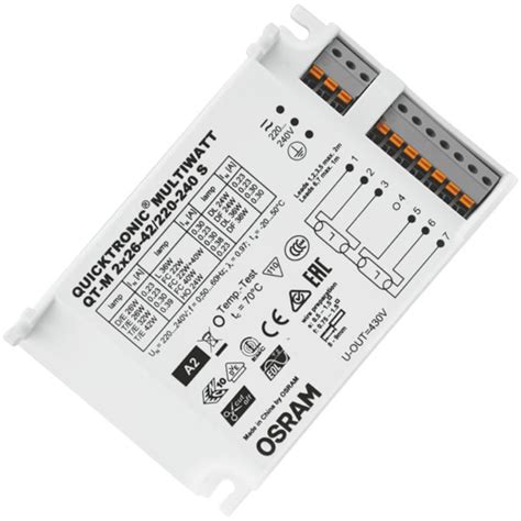 Osram Quicktronic QT M Spole 2x26 42W 4008321110022 BilligVVS Dk