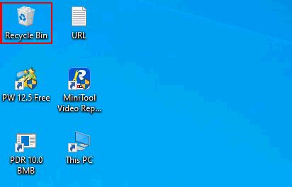 Où se trouve la Corbeille sous Windows 10 Comment la trouver MiniTool