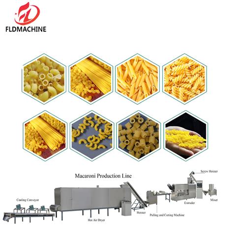 Industrial Italy Pasta Food Production Line Macaroni Pasta Making Extruder Equipment Noodle