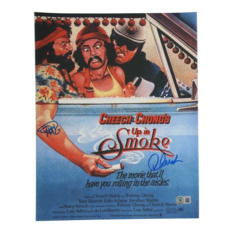 Cheech Marin Tommy Chong Signed Cheech Chong S Up In Smoke X