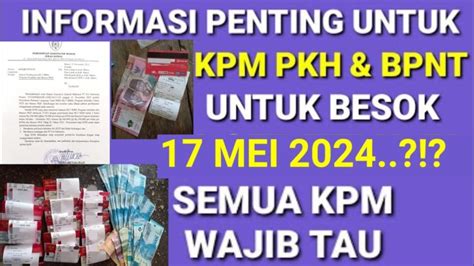 Info Penting Besok Jumat Mei Kpm Pkh Bpnt Jangan Lupa