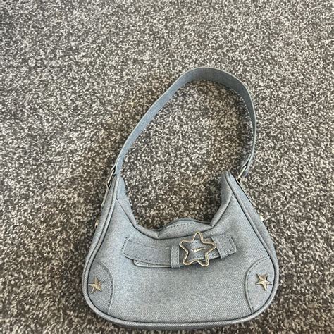 Y2k Shoulder Bag In Colour Blue From Shien Depop