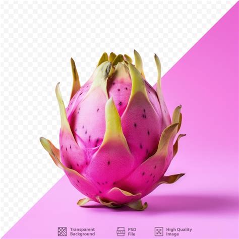 Pitaya Ou Fruit Du Dragon Sur Un Fond Transparent PSD Premium