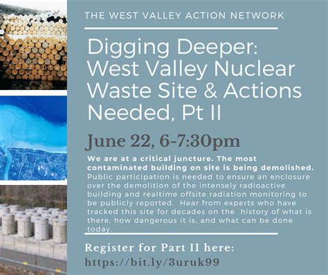 Digging Deeper, The History Of The West Valley Nuclear Waste Site PART 2 And Action Needed In ...