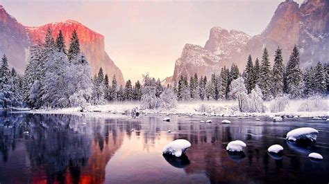 Winter Sunrise Wallpaper - WallpaperSafari