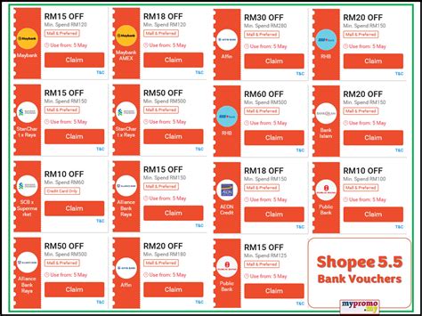 Shopee 5 5 Raya Vouchers Mypromo My