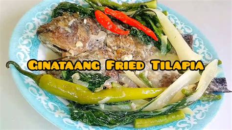 How To Make GINATAANG FRIED TILAPIA YouTube