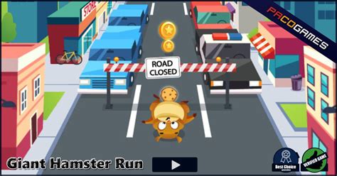 Giant Hamster Run - Play it for Free at PacoGames.com!