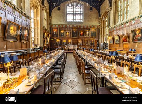 Speisesaal Des Christ Church College Oxford Oxfordshire England