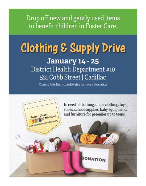 FosterCloset_ClothingDrive_Flyer – District Health Department 10