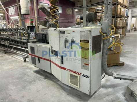 Used 65mm Cincinnati Milacron E65 50 HP Twin Screw Extruder