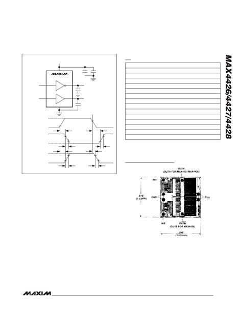 Max Esa Datasheet Pages Maxim Dual High Speed A Mosfet Drivers