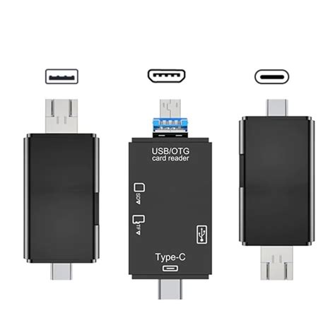 Cititor De Carduri USB USB Tip C 3 1 Micro USB Card SD MicroSD TF