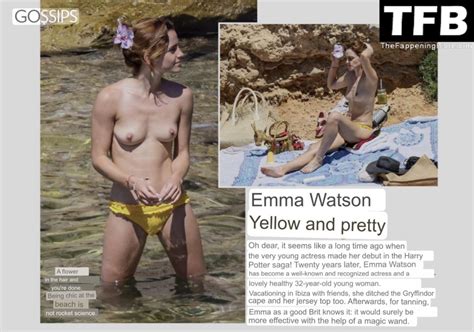 Emma Watson Shows Off Her Nude Breasts Leaked Photos Pinayflixx