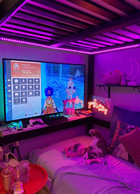 Shrimp On Twitter Neon Room Dream Room Inspiration Dreamy Room