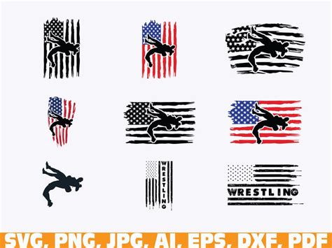 Wrestling Svg Png Wrestling Svg Png Wrestling Usa Flag Svg Etsy