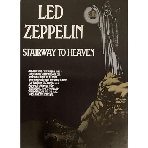 1971 Led Zeppelin Stairway To Heaven Poster Chairish