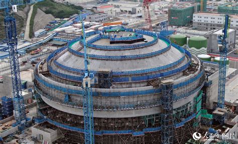 粤港澳大湾区首台“华龙一号”核电机组主体结构完工【5】 图片频道 人民网