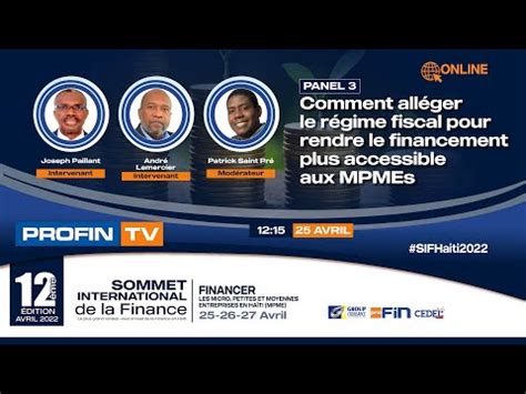 12 ème édition du sommet international de la finance SIF2022 YouTube