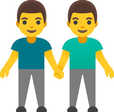 Two Male Friends Holding Hands