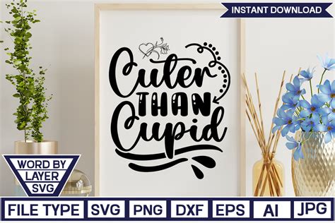 Cuter Than Cupid Svg Cut File Graphic By Nzgraphic Creative Fabrica