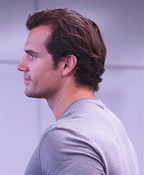 Awesome Side Profile Shot Henry Cavill Handsome Actors Henry Caville