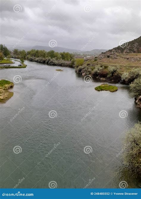 Big Horn River Hot Springs State Park Thermopolis Wyoming Stock Photo Image Of Stream River