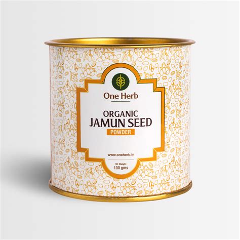 Organic Jamun Seed Powder One Herb