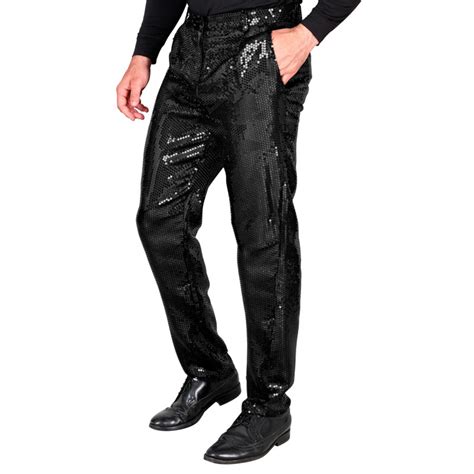 D Guisement Pantalon Sequins Disco Noir Au Fou Rire Paris