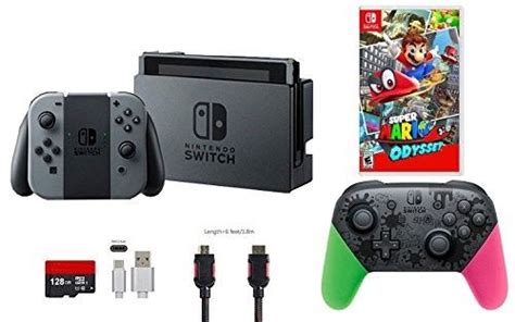 Nintendo And Ushopmall Nintendo Switch Bundle 6 Items 32gb Console