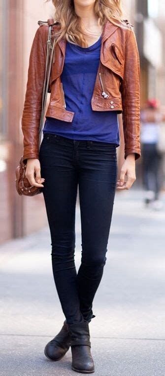 Wearing Brown Leather Jacket 25 Inspiring Looks Fashion Street Style Style