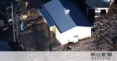 滋賀県米原市で土砂崩れ 伊吹地区127世帯に「緊急安全確保」発令 滋賀県 ：朝日新聞デジタル